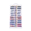 Amazon cross-border best-selling diamond-encrusted palm resin beaded bracelet, retro friendship bracelet set for men and women wholesale Item Picture